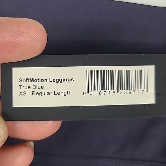 NWT Oner Active SoftMotion Leggings In True Blue Regular Length Sz XS - Picture 3 of 7